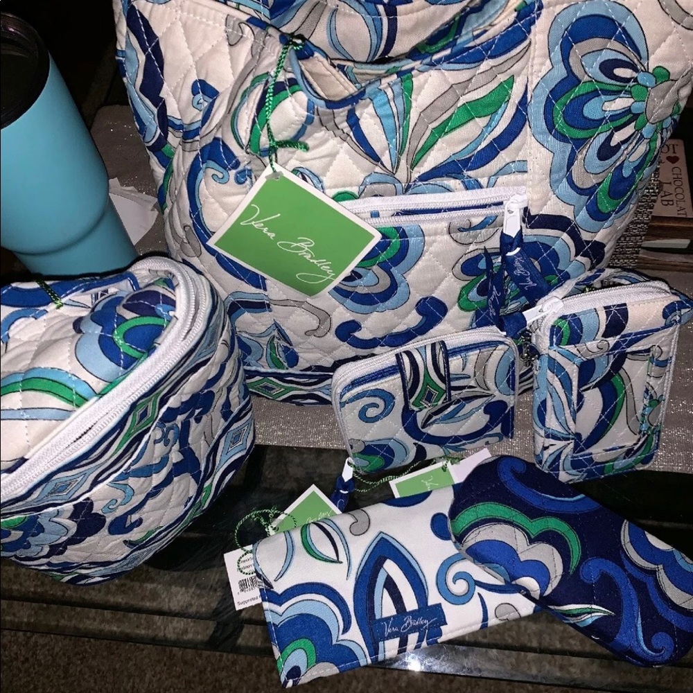 Vera Bradley Six Piece Travel Set